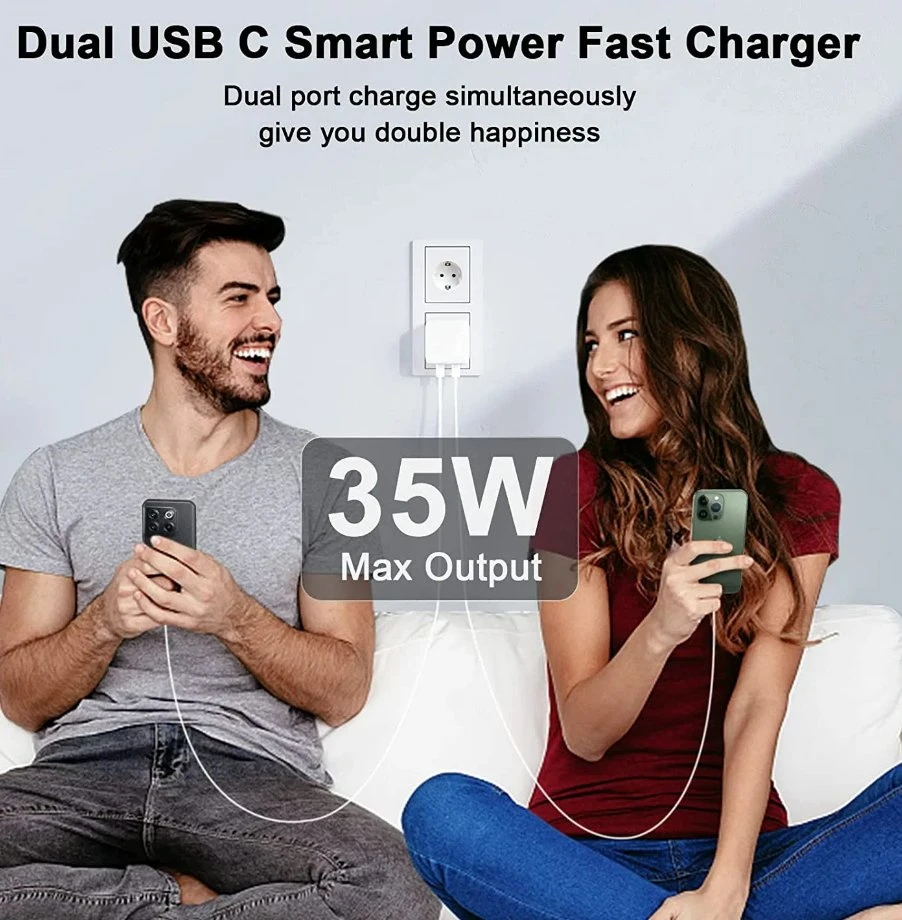 350W cargador original Fast PD Tipo C U pared de enchufe Cargador USB C adaptador de corriente para teléfono 13PRO máx