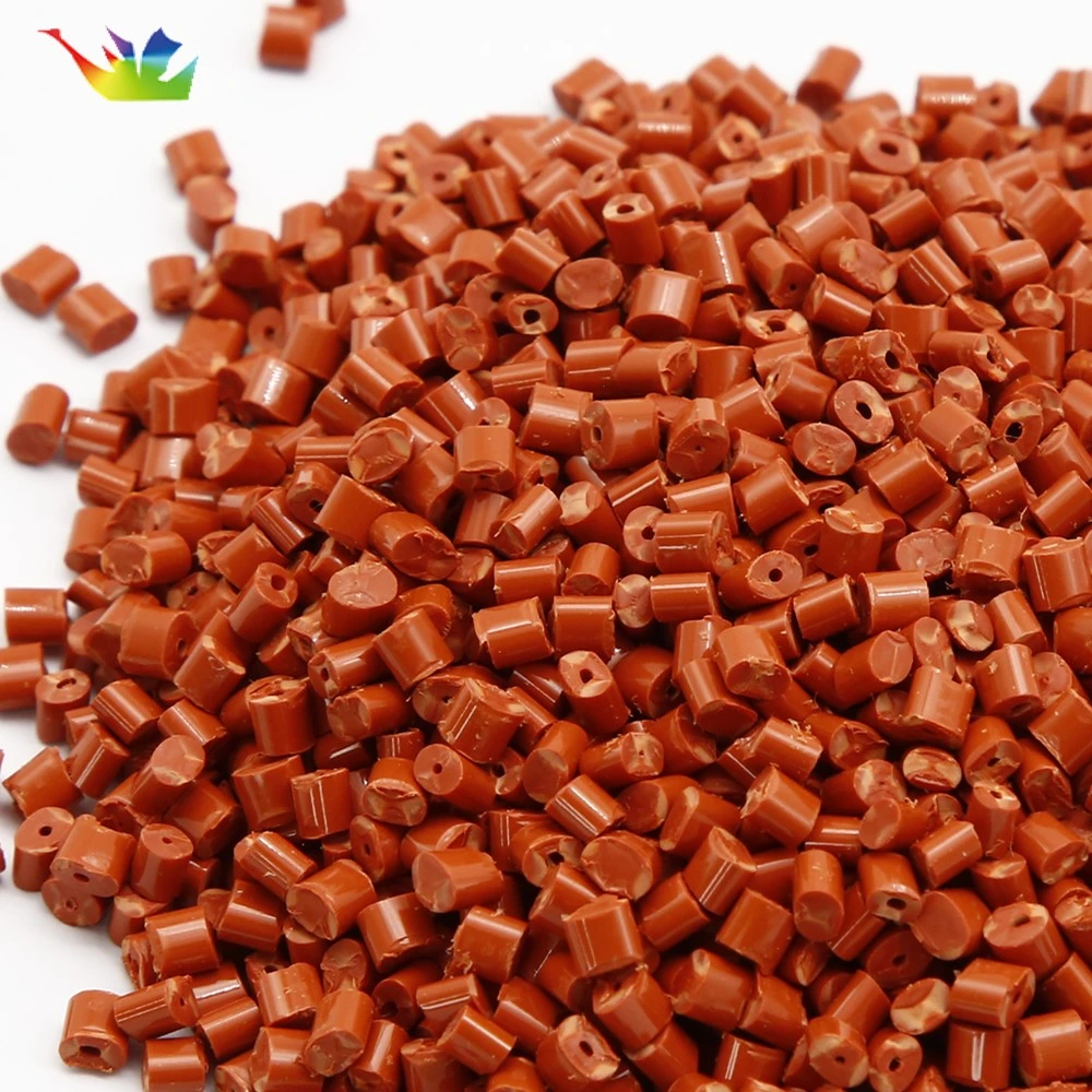 High Quality Brick Red Plastic Pellets Color Plastic Material of ABS, PP, PE, PS, as, Pet, PA, PC