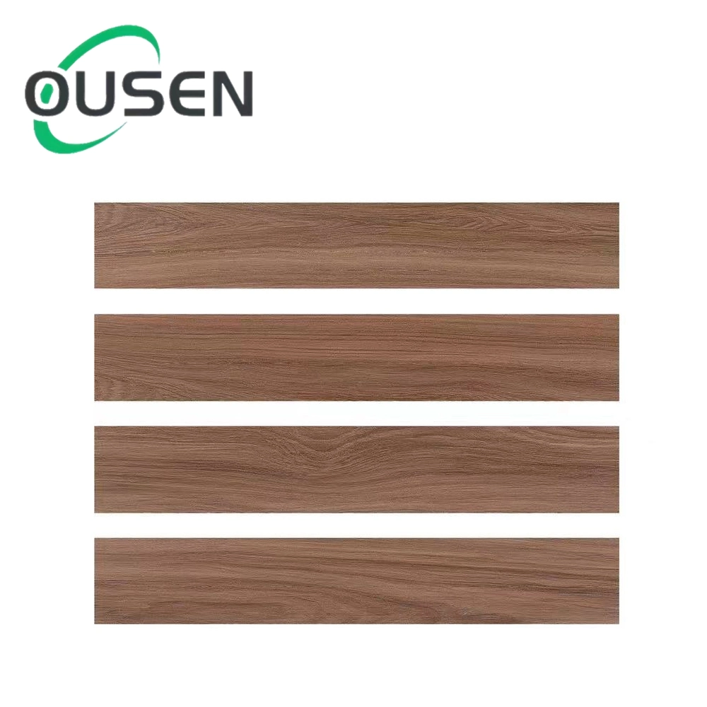 Factory Directly Wooden Glazed Rustic Flooring Wall Kitchen Wood-Like Floor Wood Tiles