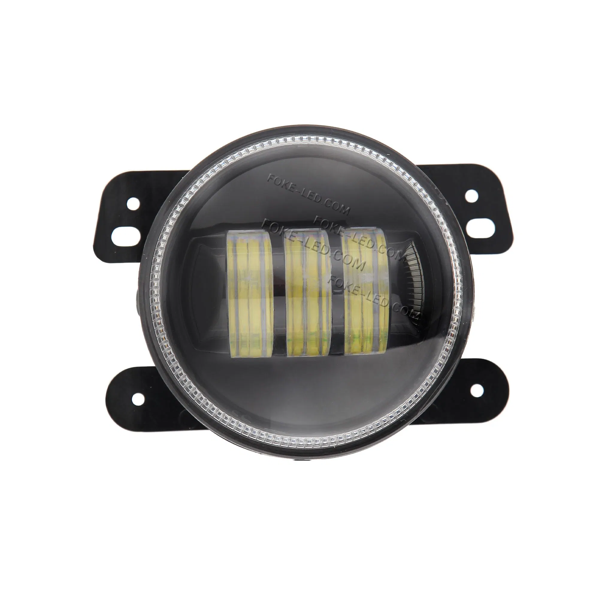 Round para montagem embutida do farol de LED para Iluminação automotiva carro moto