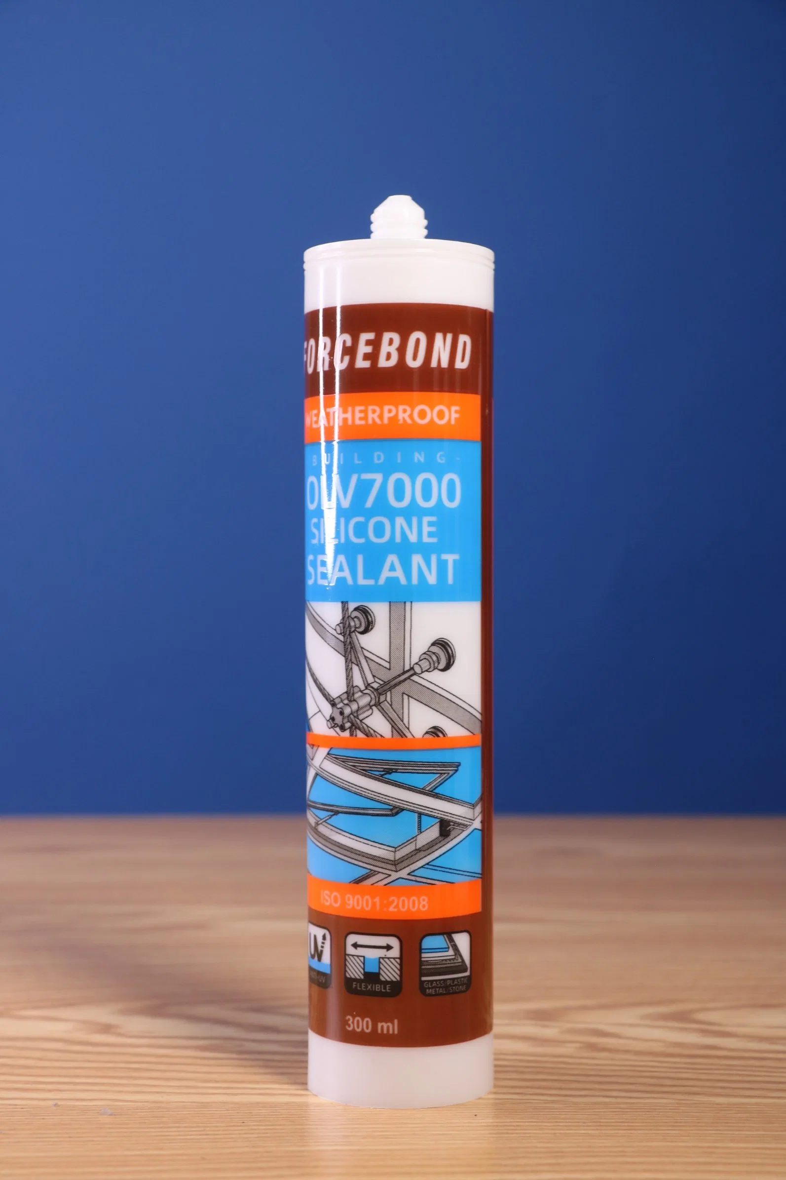 RTV Silicone Sealant Construction White Glue Glazing Material Weather Resistance