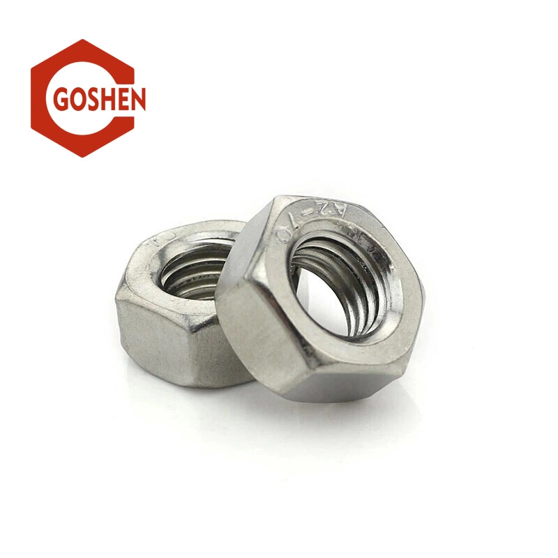 DIN934 Stainless Steel 304 316 Hex Nut Excellent Antirust Nut