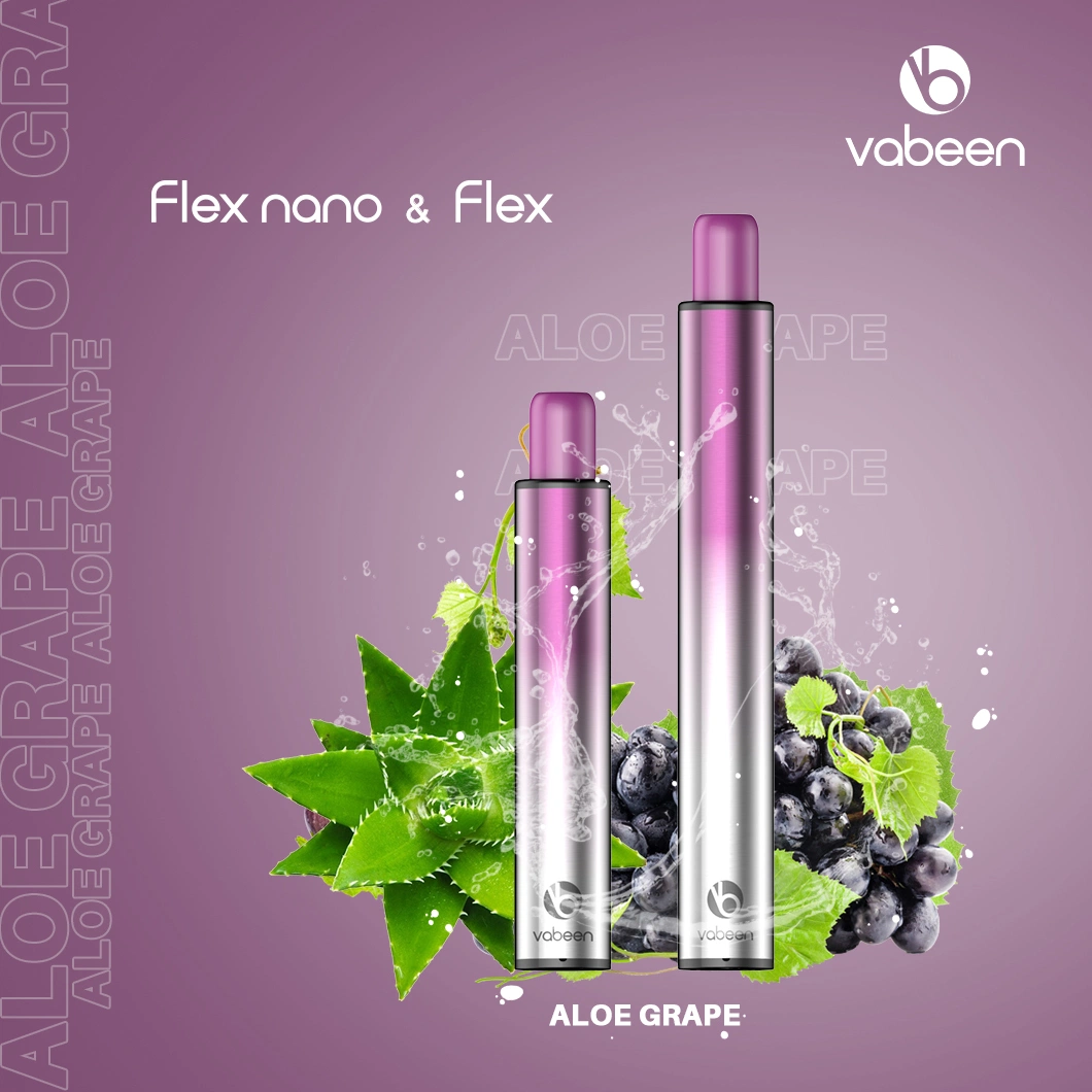 Certificação Vabeen Unique Design Flex Series Disposable Vapes Pen TPD Dispositivo de vaporizador com sabor 10 adequado para o mercado europeu