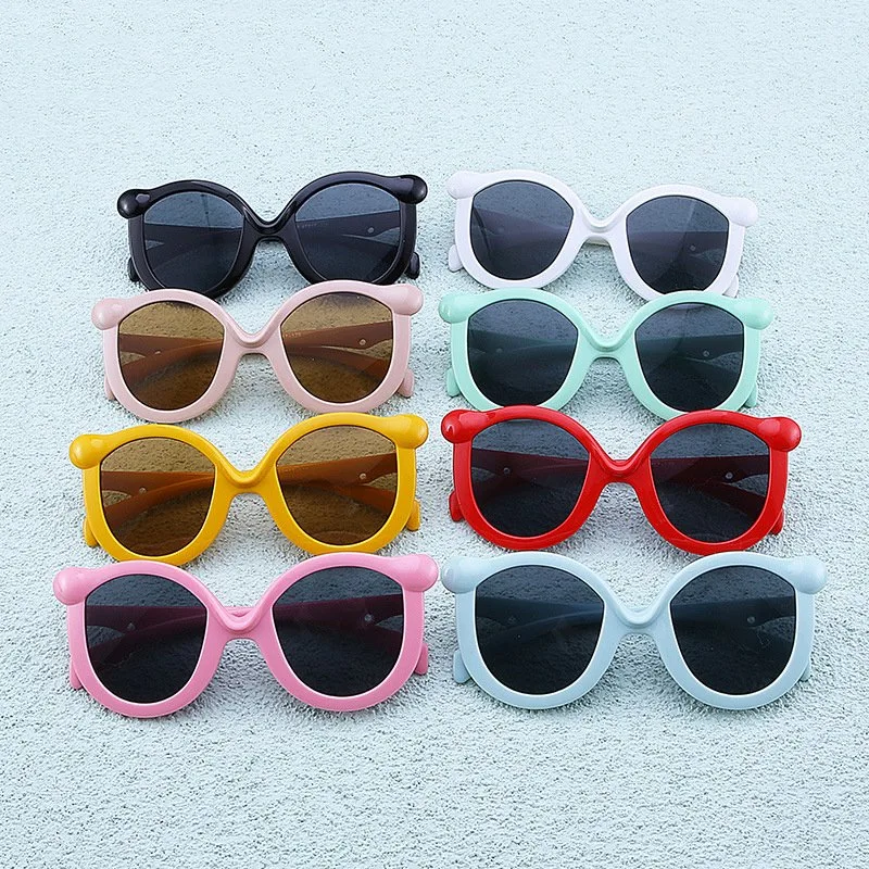 Gafas de sol para niños Los niños y niñas personalidad juguetona de protección UV de Ojo de Gato gafas de sol Gafas de Moda