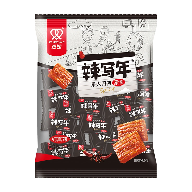 250g Chinese Latiao Vegan Meat Spicy Flavor Cooked Powder Pastry Snack