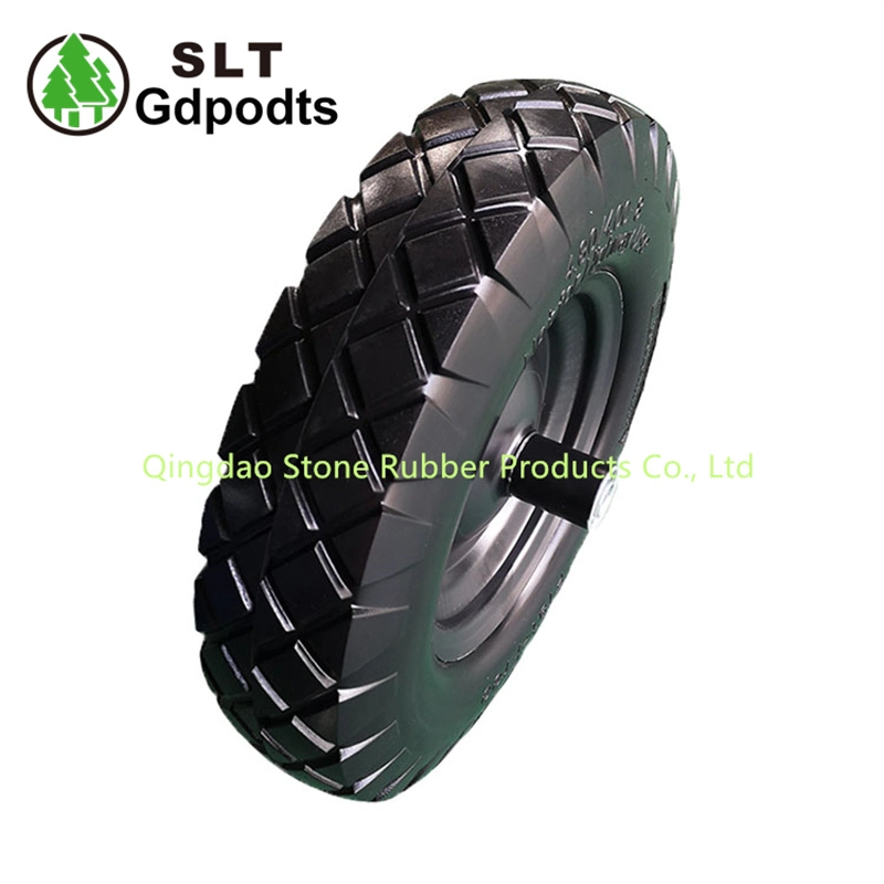 4.00-8 Solid Polyurethane Hand Trolley Wheel Wheelbarrow Wheel