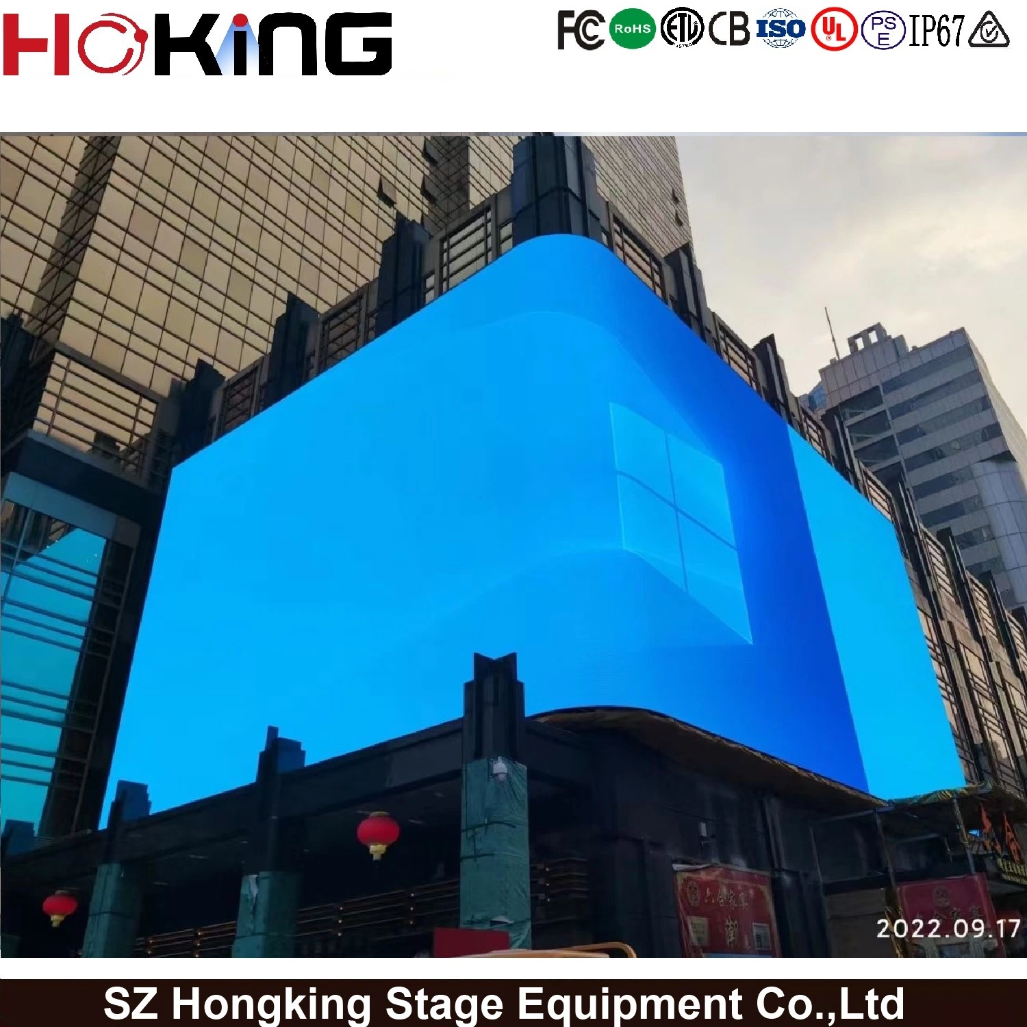 High Brightness Energy Saving 3D Advertising P6 P8 P10 Outdoor LED Display