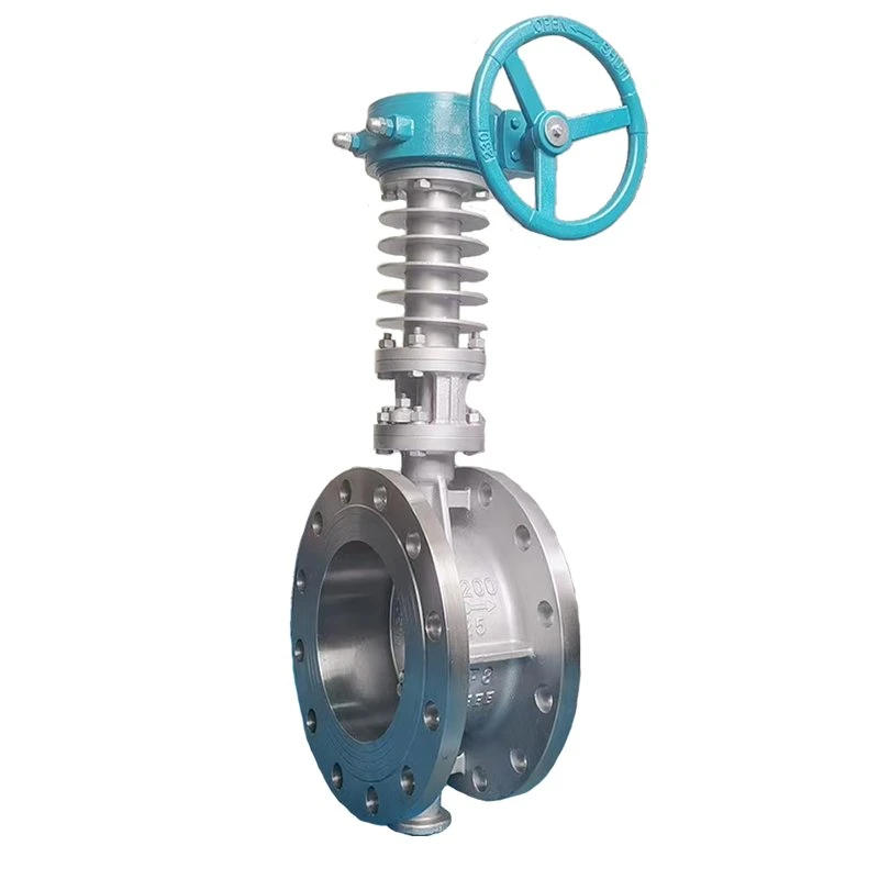 D373W-16p DN150 SS304 High Performance Butterfly Valve Extended Stem