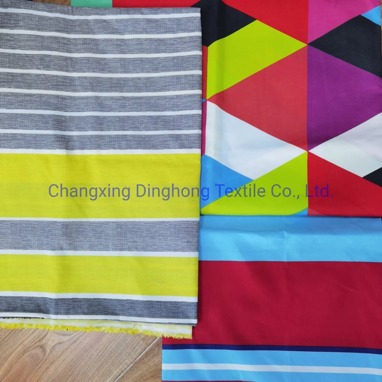 Colorful Geometry Patterns Fabric Textile Usually Use for Bed Linens