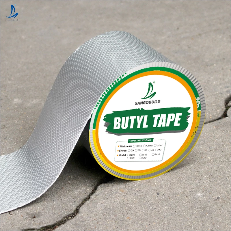 West Africa Roof Leakage Stop Repair Waterproof Anti Slip Butyl Rubber Tape Rubber for Crack Peel and Stick Easy Use DIY