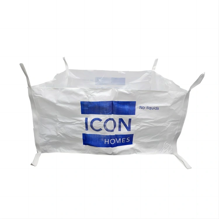 3300L Collapsible Trash Skip Bin Bags 6 Yard Plastic Removal Dumpster Waste Skip Bags for Collection Garden Construction Bag