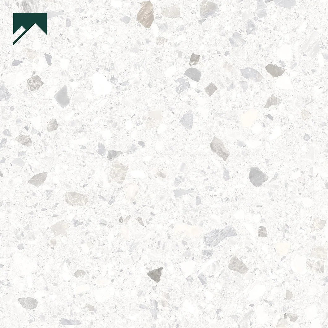 Terrazzo Look Soft Gloss Finish Porcelain Kitchen Floor Tile