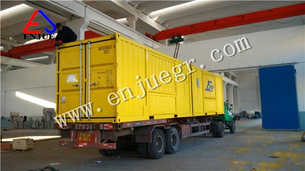 Dockside 50kg /100kg Containerized Wrapping Machine for Bulk Cargo Bagging and Weighing Unit