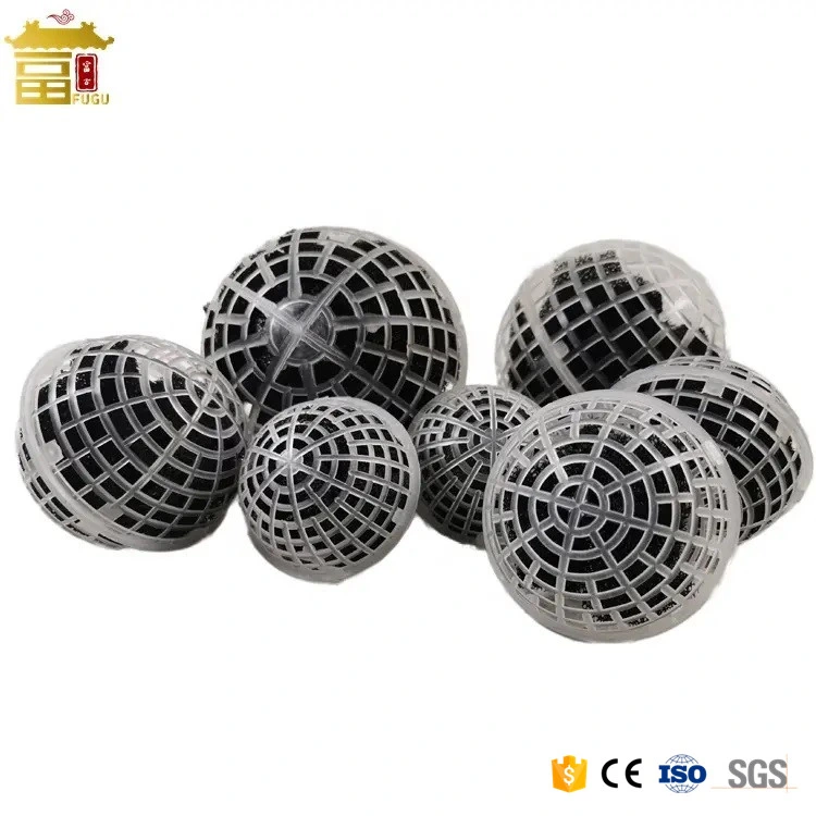 Hot Sale Fish Pond Plastic Filter Ball para tratamiento de agua