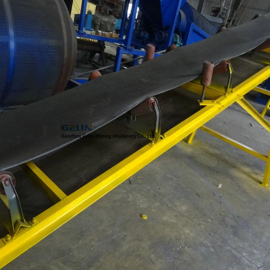 Industrial Long Belt Conveyor for Rock Iron transportation