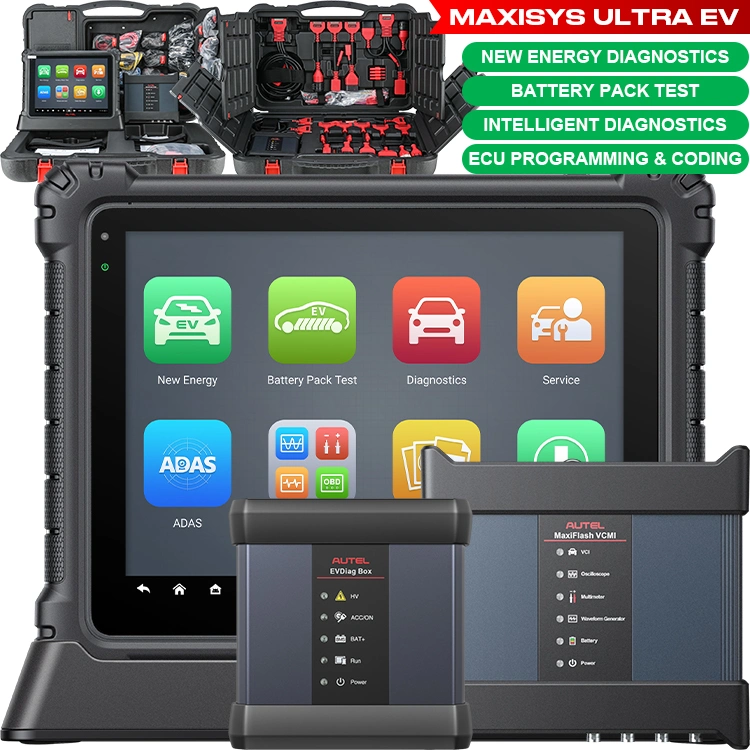 Autel Maxisys Ultra EV Ms919 Lite 2 Years Free Update Bluetooth Scanner Intelligent EV Diagnostics with Maxiflash Vcmi