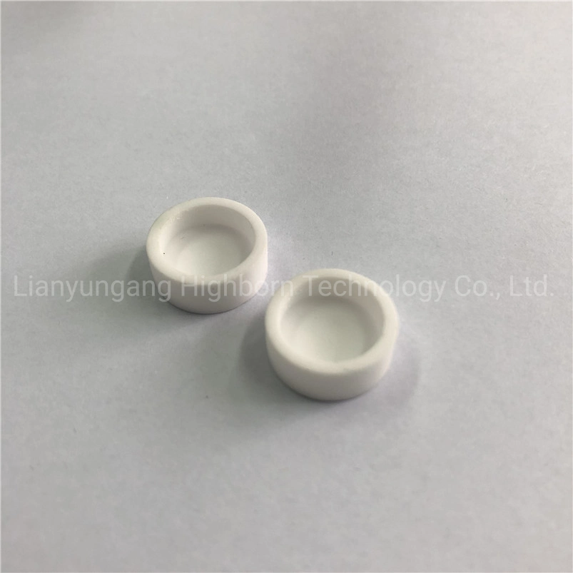 Customized High Temperature Insulation Processing Alumina Al2O3 Ceramic Cap Shaped Parts