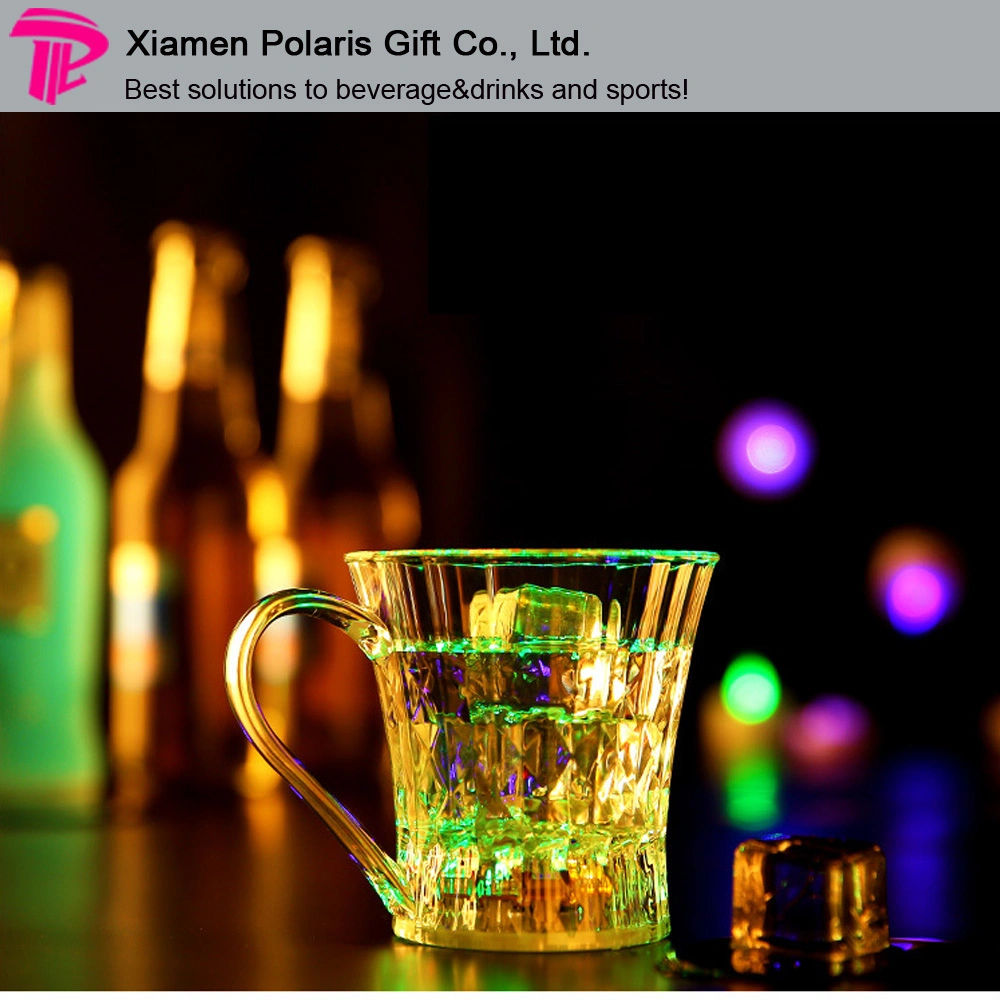 Customized LED Slide Projector Brand Image Glass Cup