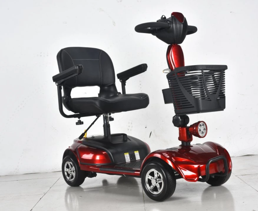 Comfortable Elderly off Road Folding Handicap Electric 4 Wheels Mobility Scooter