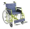 12" Wheels Lightweight Portable Transport Folding Wheelchair with Hand Brakes