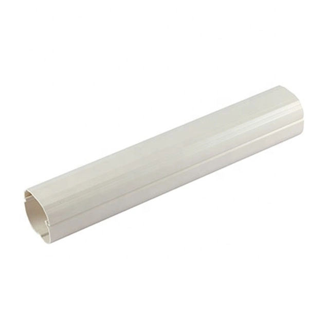 Resistente al fuego de 100mm Sistema de Aire Acondicionado Split de PVC blanco conducto decorativos