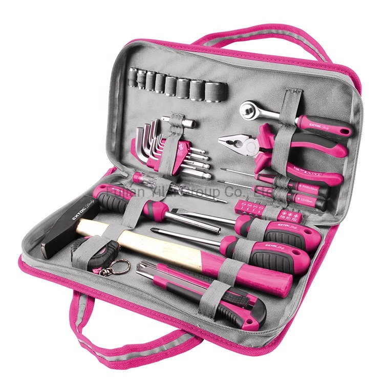 39PCS Household Women Hand Tool Sets /Cute Tools Set/Home Repair Ladies Tool Kit Pink Tool Set Tools and Hardware