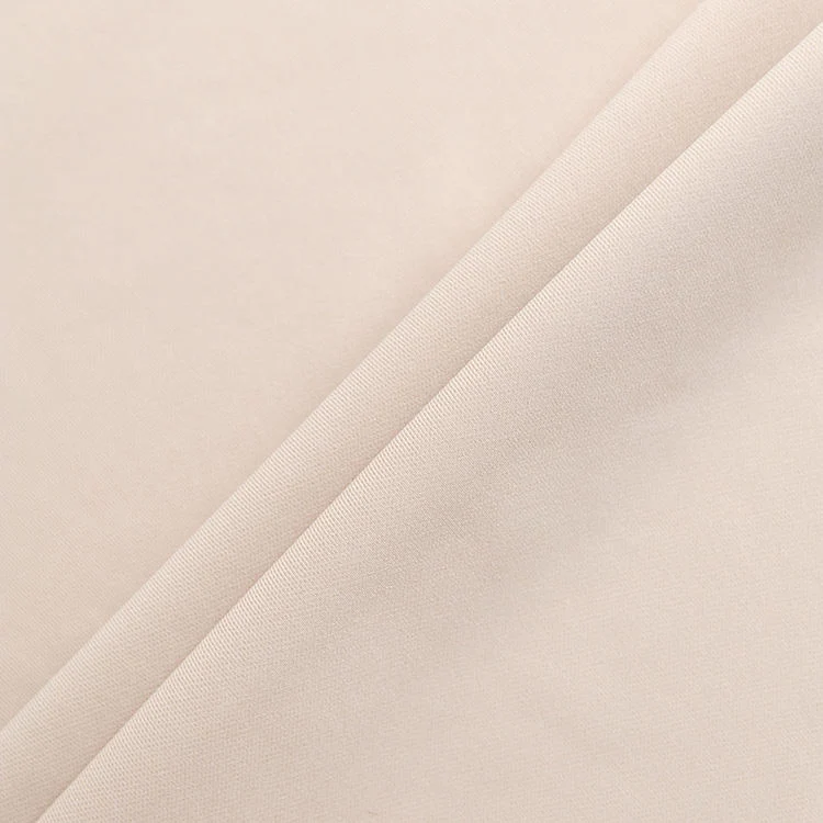 Strip Memory Solid Plain Piece Dyeing Weave Polyester Fabric Textile for Garment Clothing