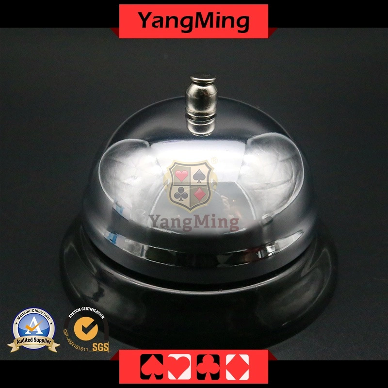 Gambling Poker Games Stainless Steel Metal Casino Baccarat Games Call Bell (YM-CB01)