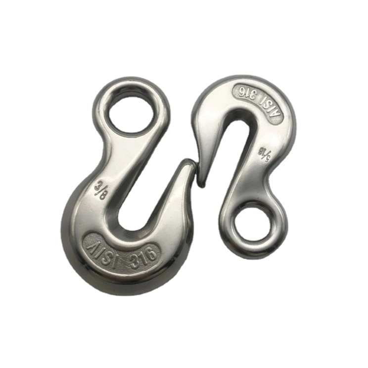 Zinc Plated Lifting Hook Chain Accessories Eye Grab Hook