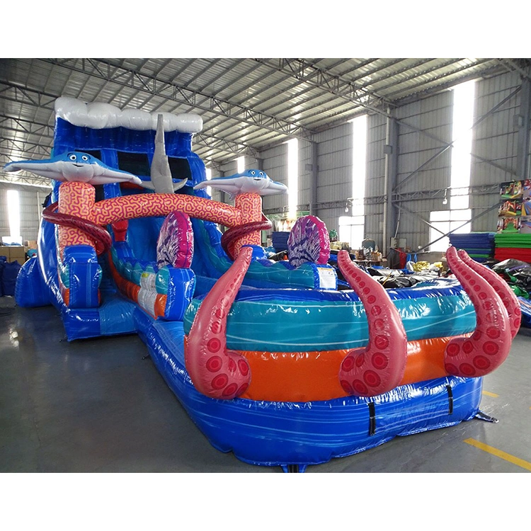 Hot Sale Popular Custom Cheap Jumping Castles Combo Huge Outdoor Giant Commercial Kids Adult Size Inflatable Water Slide