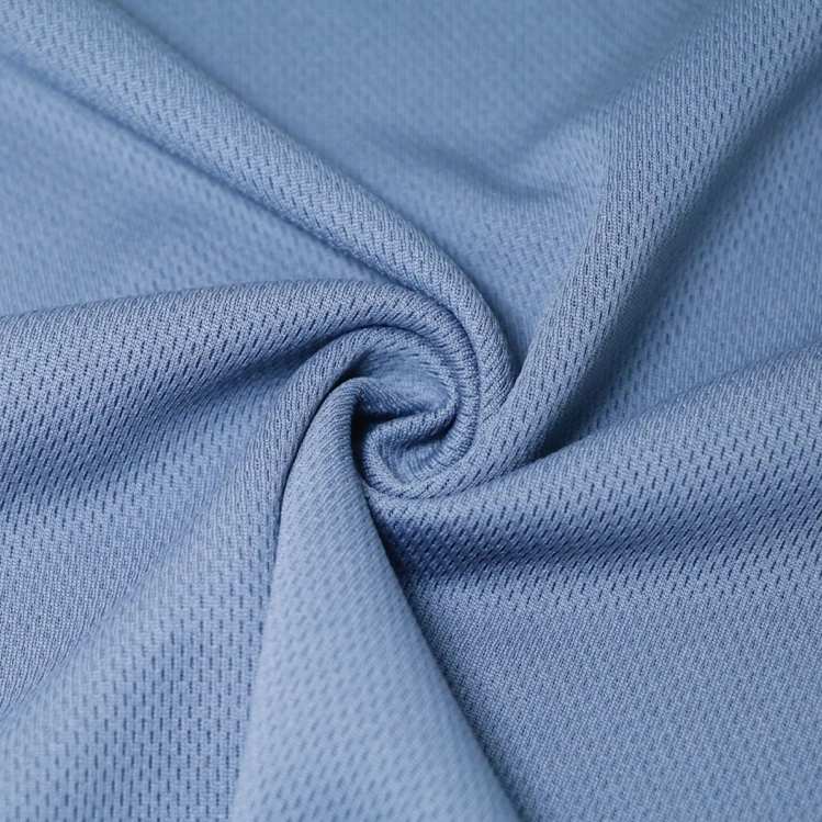 Eco-Friendly Wicking Recycled Polyester Mesh Sports Fabric with Jacquard