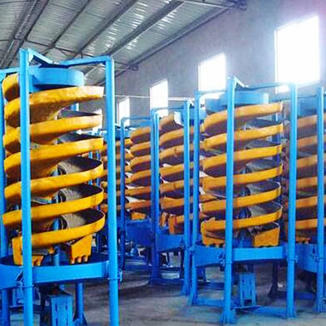 New Design Mineral Processing Concentrator Gravity Separator Spiral Chute