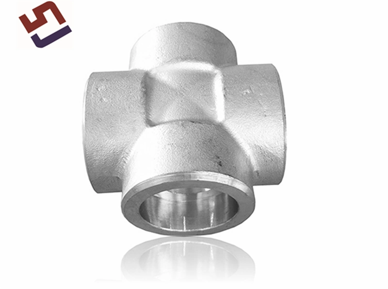 90 Degree Thread Socket Weld Flange Elbow Pipe Tube and Fitting in Stainless Steel