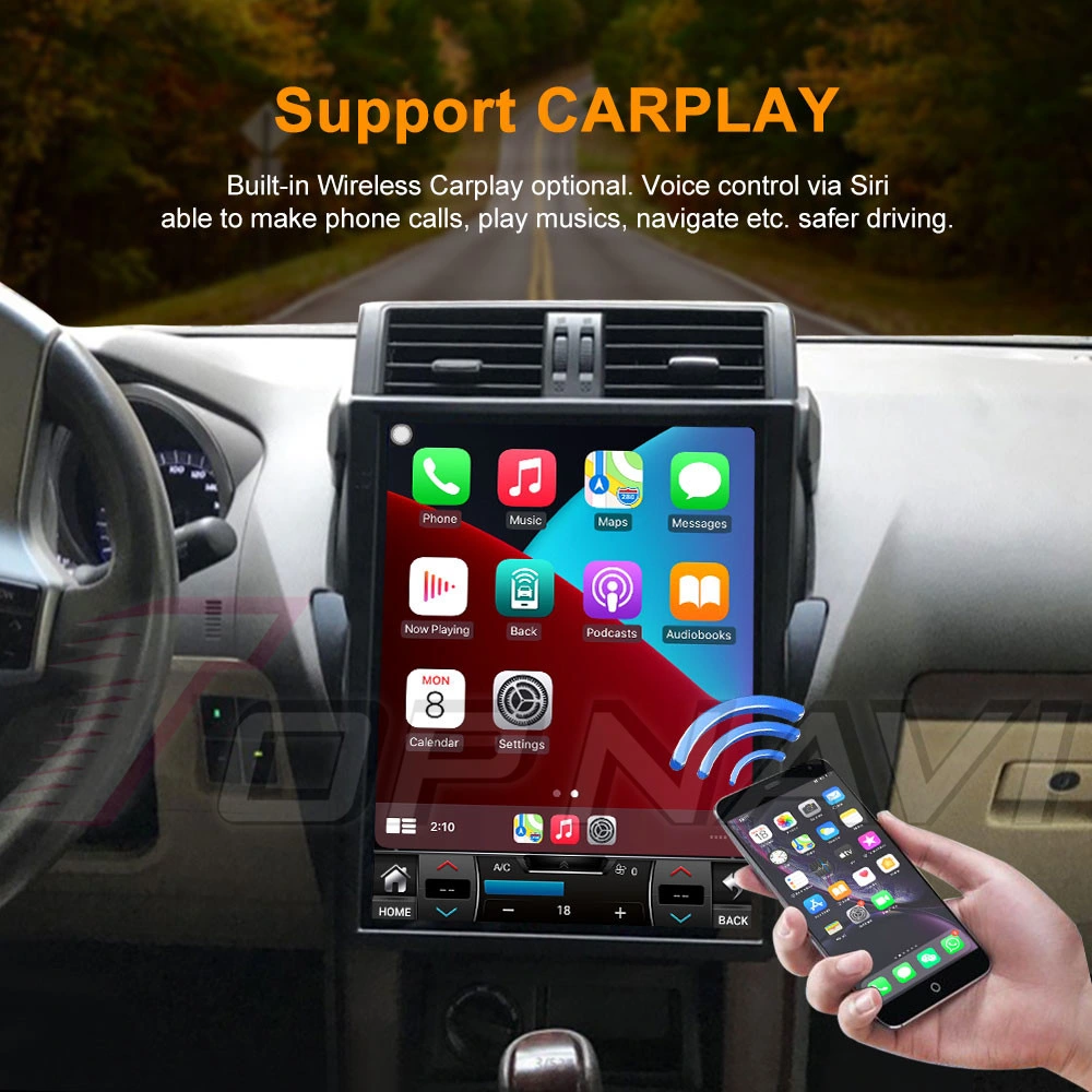 4+64G Android 13 Car Entertainment System for Toyota Prado 2014 2015 2016 2017 Car Radio GPS Navigation