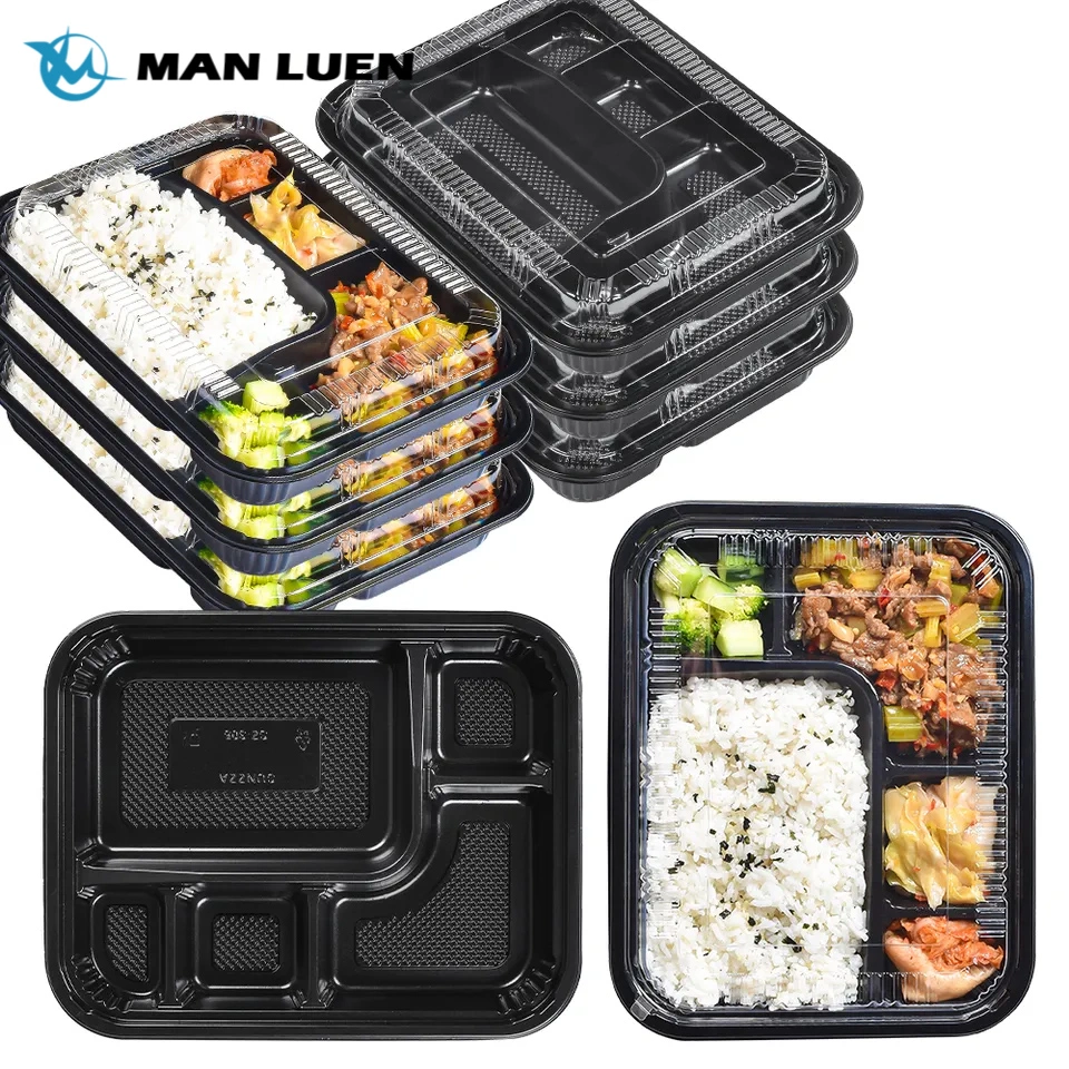 Disposable Plastic PP Frozen Fresh Meal Prep Containers for Food Packing