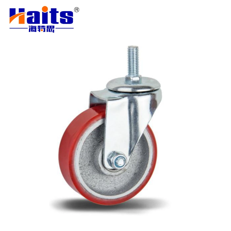 Screw Type Without Brake Caster Wheel Retractable Caster Wheel