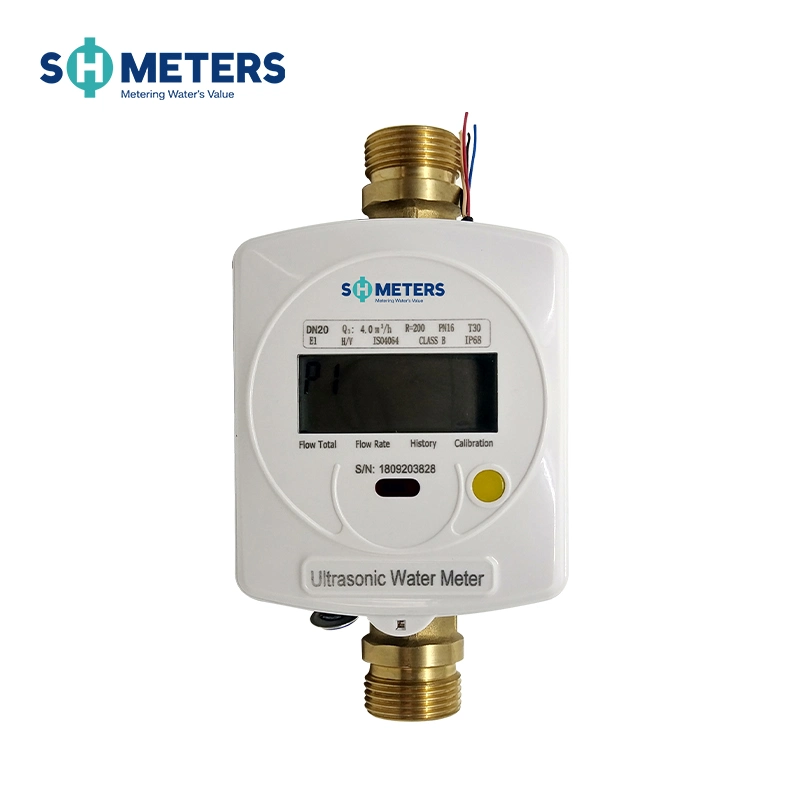 DN15~DN40 Wireless Remote Reading Ultrasonic Water Meter with Data Logger