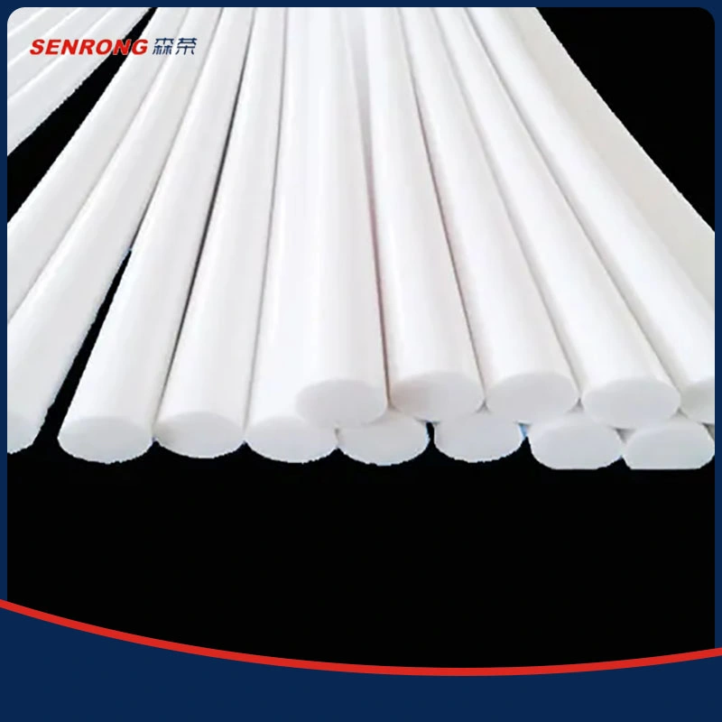 Tube extrudé noir blanc d'usine OEM ODM Tubing Product Tige en PTFE remplie de carbone