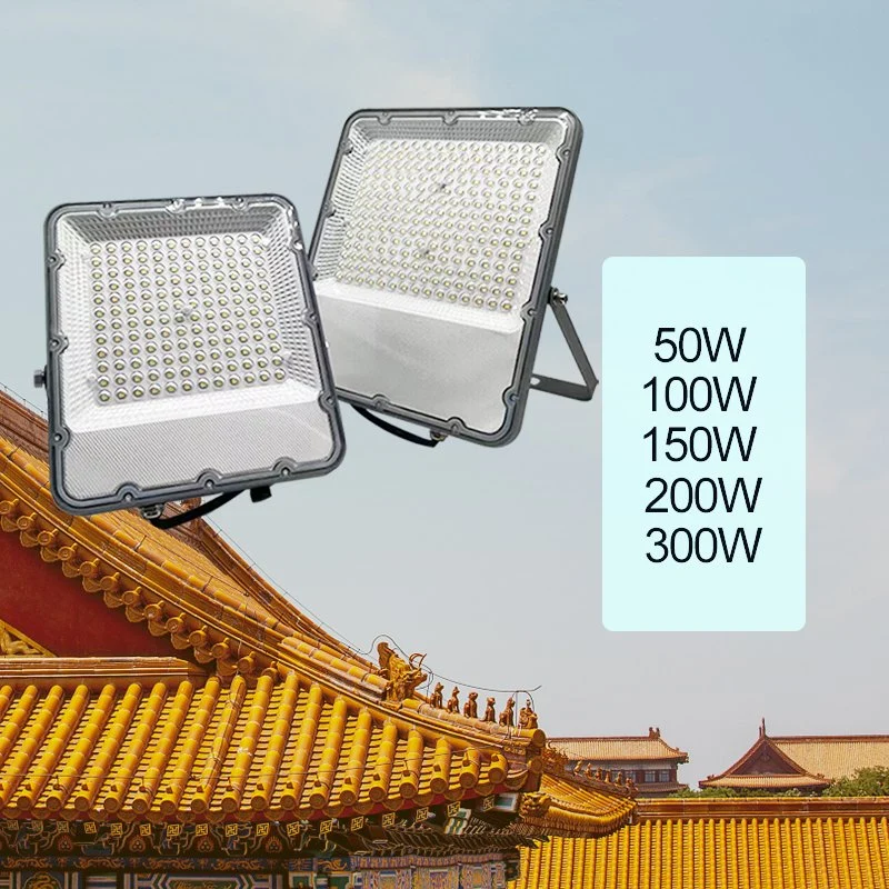 Waterproof IP66 AC85-265V Project Lamp Outdoor Aluminum 50W 100W 200W Waterproof IP66 Floodlight