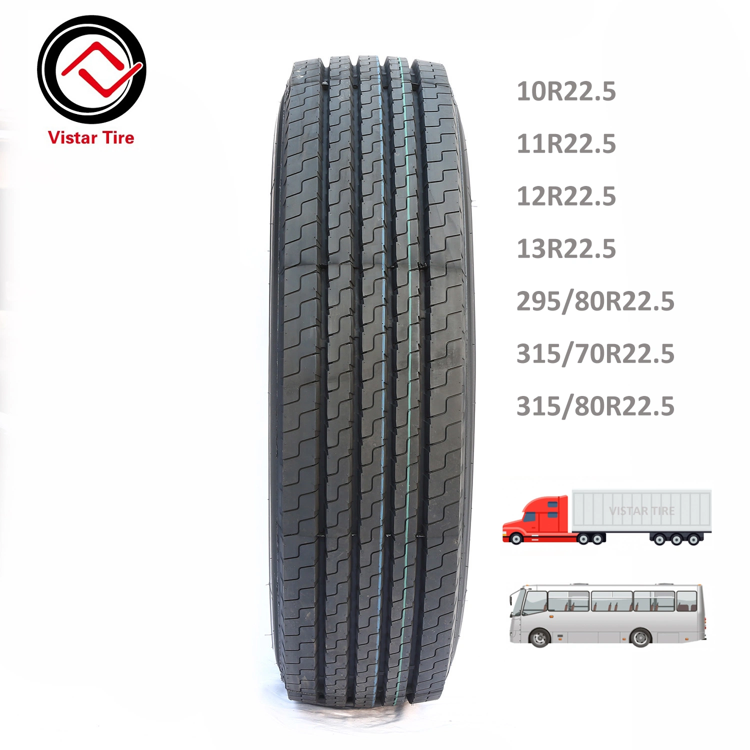 Chinese Top 10 Best Cheap All Steel Heavy Duty TBR Tyre Annaite Anaite Amberstone Manufacturers 366 Pattern Trailer Truck Bus Tires 10/22.5 10r22.5