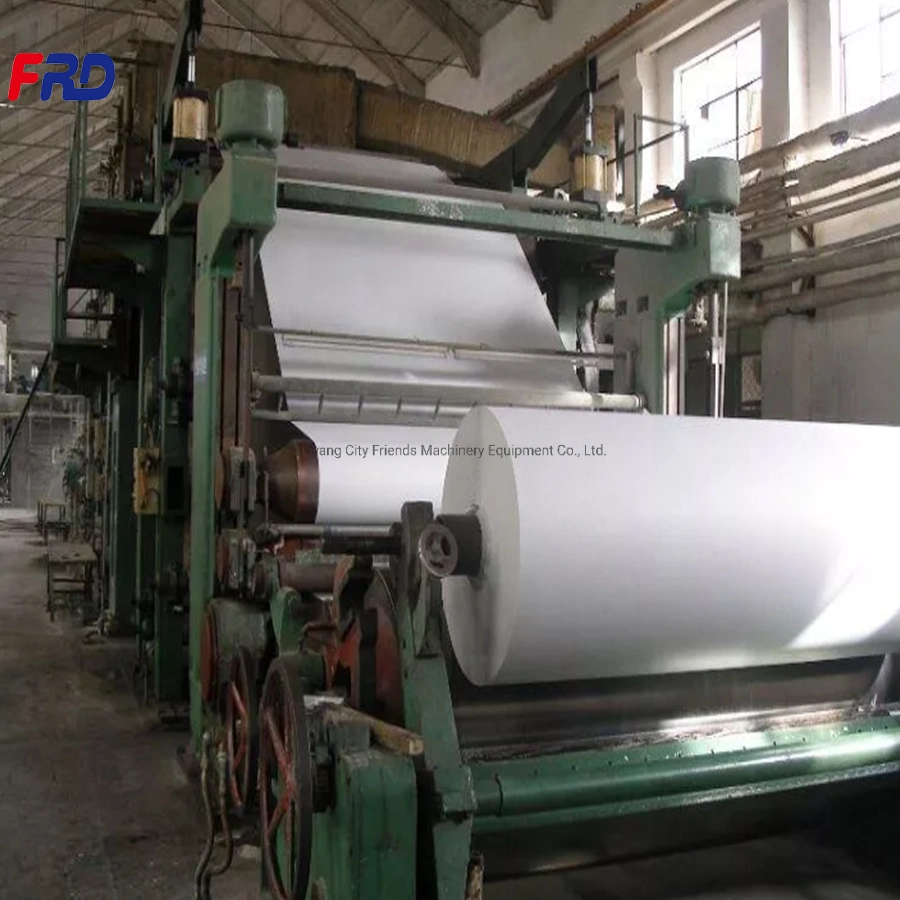 780 2880mm 15t/d Automatic Rewinding Cutting Craft Paper Tube Making Machine Waste Paper Recycle Processing Converting Product Jumbo Roll Toilet Tissue Paper