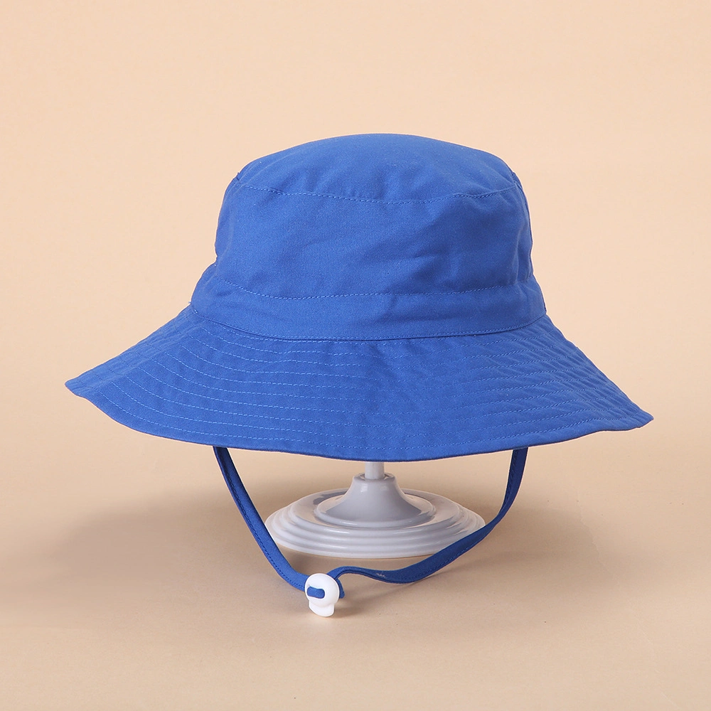 Hot Sale Popular Outdoor Cotton Plain Colorful Children Kids Fashion Hats Summer Sun Hat Bucket Cap