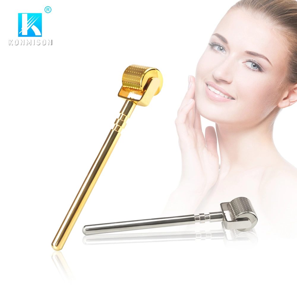 192 Micro Needle 24K Gold Metal Skin Derma Roller