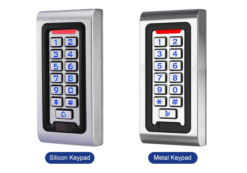 Metal Outdoor Waterproof Keypad RFID Access Control Reader