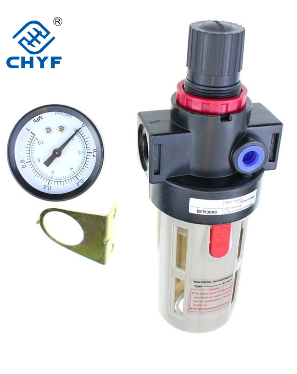 Afr2000/Bfr2000/3000/4000 El regulador de filtro de aire de separación del agua, aceite Gauge