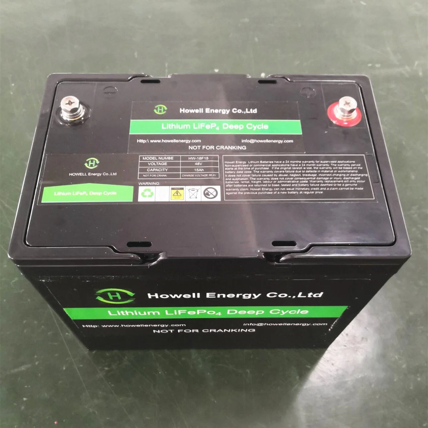 48V 15Ah 25ah Batterie au lithium LiFePO4 pour les caméras de surveillance