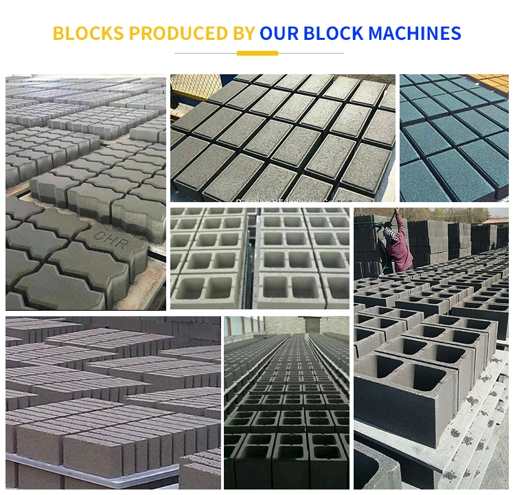 Building Material Paving Brick Forming Concrete Block Making Machine