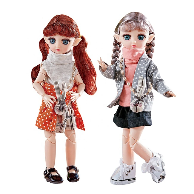 High quality/High cost performance  31cm Movable Jointed Fashion Doll Modeling Dress Set Toys