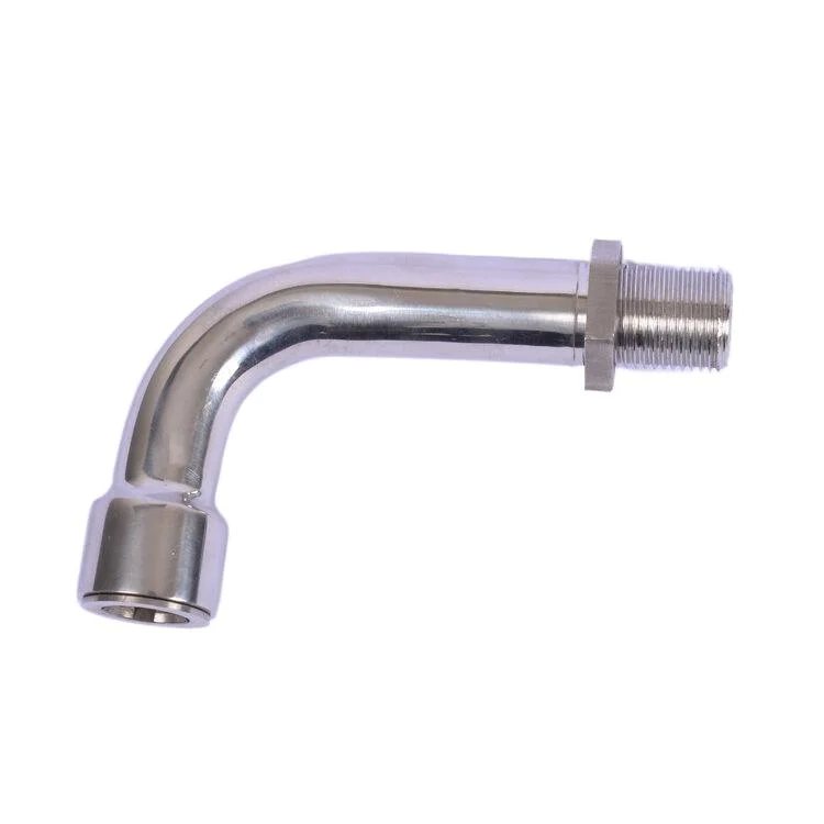 Hot Sale V Profile Stainless Steel Press Fitting Male Threaded 90 Elbow Pipe Fitting