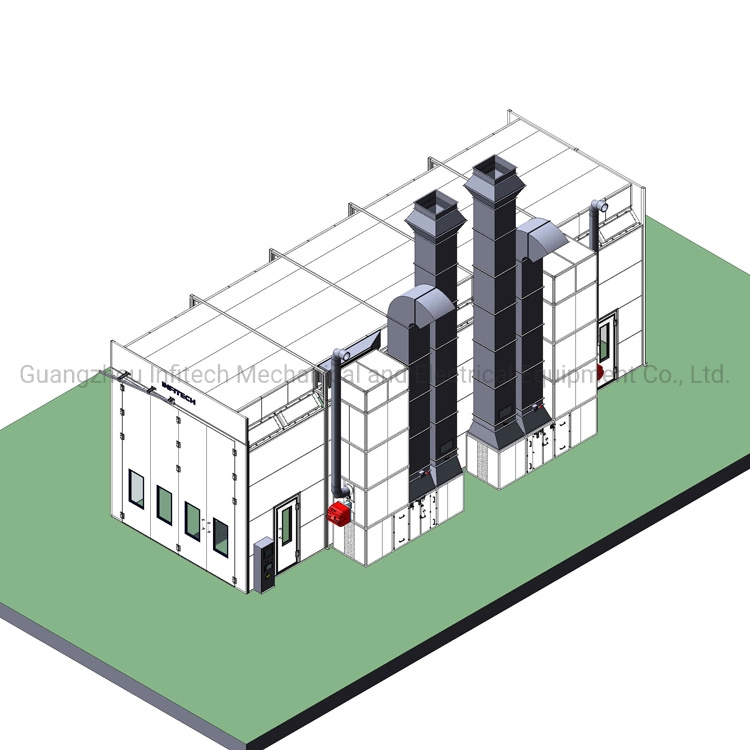 Downdraft CE Standard Spraying and Drying Room for Bus